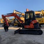 Kubota U55-4 Mini Excavator 5 Ton Used Digger Machine With 1400 Working Hours In