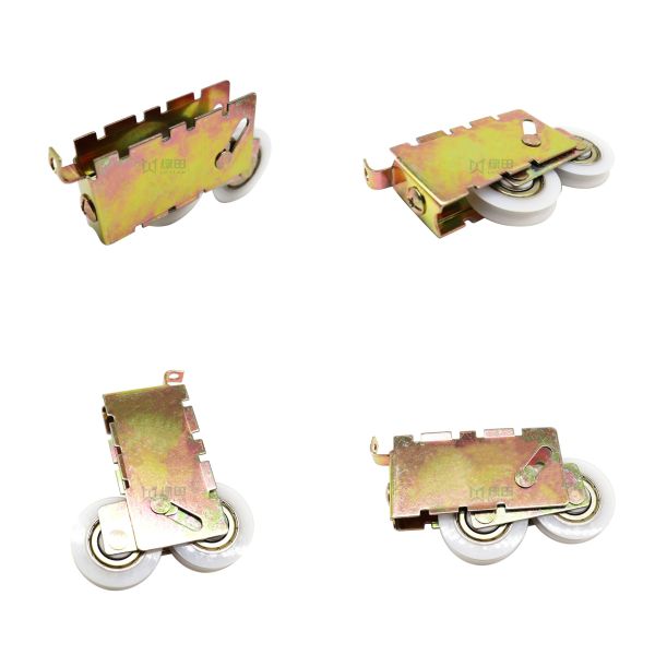 Heavy Duty Double Wheels Window Roller Sliding Door Color Zinc Roller