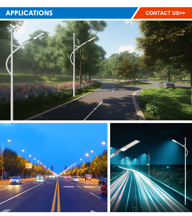 Adjustable Waterproof IP65 Outdoor Highway Road Lighting Energy-Saving Aluminum Housing