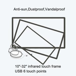 China 75Inch Infrared Ir Touch Display 10 Point Touch Screen Overlay factory