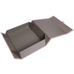 Custom Cardboard Foldable Collapsible Pink Color Magnetic Gift Paper Packaging