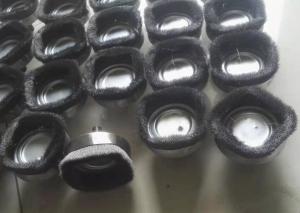 China New Style 100mm Stainless Steel Square Wire Cup Brush for Cleaning Metal Surface factory