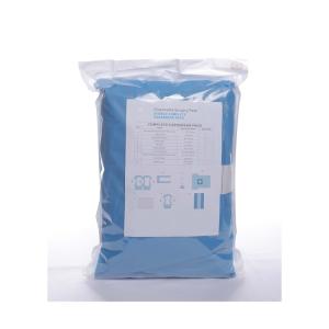 China OEM Available SMS Sterile Disposable Complete Caesarean Drape Pack Surgical Kit Packs For Medical factory