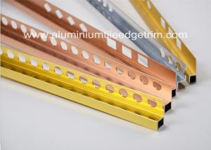 China 10mm Polished Listello Tile Trim Contour Box Aluminium Square Edge For Listello Border factory