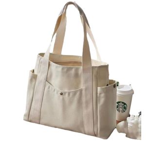 Canvas bag Tote going out canvas all-in-one work high appearance level commute