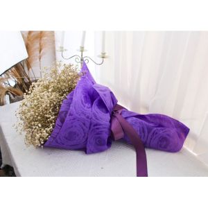 Embossed Non Woven Flower Wrapping Paper Rolls Polypropylene Nonwoven Fabric