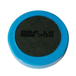 China 55g Weight Li Socl2 Lithium Battery , Lithium Cylinder Battery ER32L65 3.66V OCV factory