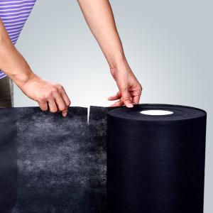 China Spunbond Pp Black Grey Non Woven Upholstery Dust Cover 65gram With Or Without Perforation factory