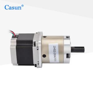 China NEMA23 Ratio 15:1 Geared Stepper Motor with gearbox planetary reducer 57mm stepping motor factory