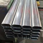 Elliptical Black Flat Oval Steel Tube S235JR S275JR For Fluid Building