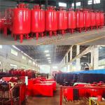 TUV Certified Fire Extinguishing System Vertical / Horizontal Bladder Tank In