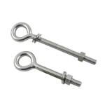 OEM Accepted Stainless Steel Eye Bolt Screw with Nut Benefit