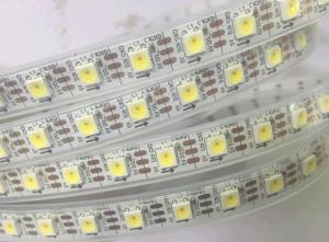 China Addressable white led strip SK6812, dc5v 60 LEDs/meter RGB LED Strip factory