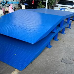 China Non-standard Customized Blue 3T 5M Manual Dock Ramp Explosion-Proof Manual Dock Ramp on sale China Non-standard Customized Blue 3T 5M Manual Dock Ramp Explosion-Proof Manual Dock Ramp on sale