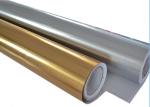 PVC Brushed Golden Silver Color Cutting Vinyl Film For Window Decoration