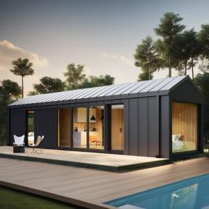China Modern Design Prefabricated Container Swimming Pool Made of Galvanized Steel Square Tubes for Outdoor Vacations Hotels Parties or Office factory