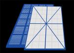 Blue 6mm Mesh Construction Safety Screens High Rise Safety Systems
