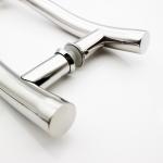 SUS304 Stainless Steel H Type Glass Door Handle Sample 1-3 Working Days Finish
