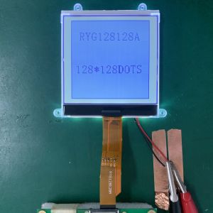 RYG128128A Graphic LCD Module Monochrome Stn Gray 128x128 FPC