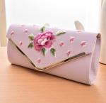 Women's floral embroidery evening bag clutch bag handbag retro national wind