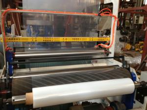 China 1200mm Width LDPE / HDPE plastic film making machine , Blown film equipment factory