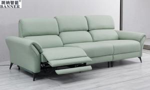 China BN Modern Style Leather Sofa Living Room Technology Cloth Three-Seater Sofa Electric Recliner Functional Chair Sofa factory