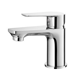 China Deck Mounted Brass Wash Basin Faucet Single Lever Scratches Resistance factory