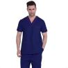Buy cheap Custom Lab Hospital Scrub Suit V Neck Rayon Mix Fabric Men Scrub from wholesalers