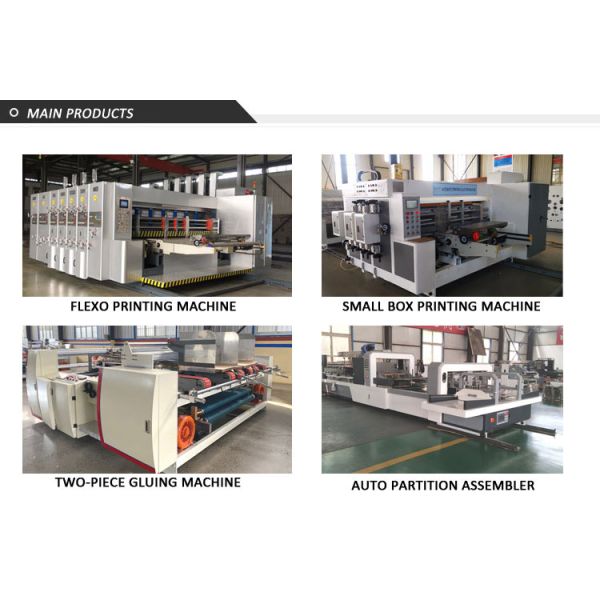 Fully Automatic 5 Color Flexo Slotter With Stacker Machine