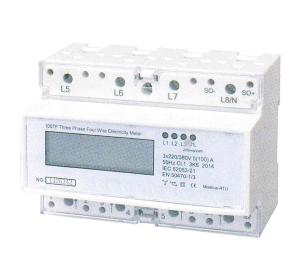China 3P4W Multi Tariff Din Rail KWH Meter Time Sharing Billing Digital Energy Meter factory