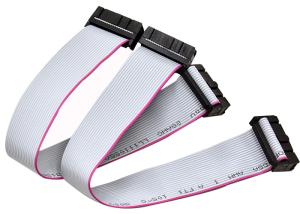 China Double Head Terminal Transmission 200mm IDC Ribbon Cable factory