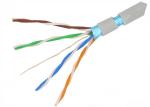 FTP Category Cat5e Network Cable HDPE Insulation With Purple Color Jacket