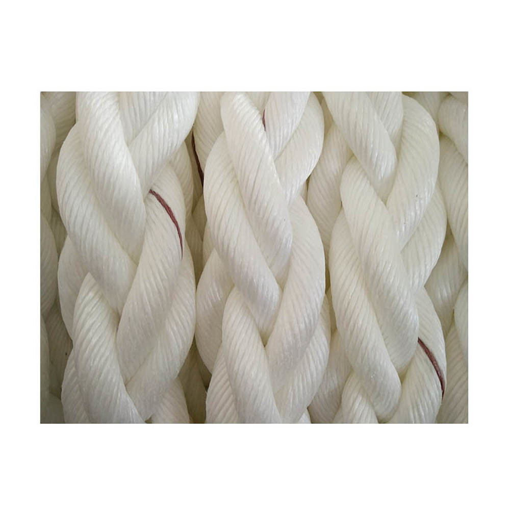 8-12 Strands 50mm Polypropylene UHMWP Ship Mooring Tails Rope