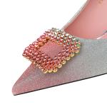 96161-8 Korean Sexy Party High-Heeled Shoes Stiletto High-Heeled Shallow Pointy