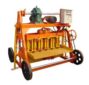 China Clay hollow block making machine 4-45 Cheapest Hollow Cement Block Making Machine factory