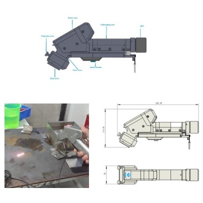 2000W Handheld Laser Cleaning Machine Mobile Cleaning Solution Metal Refreshing