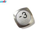 Stainless Steel Square Lift Push Button Switch With Brailler DC24V DC12V