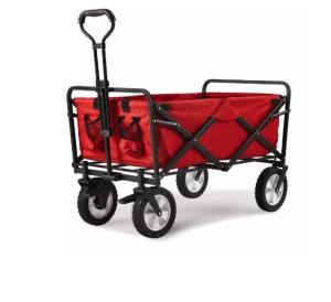 China Easy Maneuvering Outdoor Folding Wagon Non Rusting Foldable Garden Cart factory