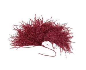 China 10x20cm Ostrich Feather Headdress Floral Feathers Mount With Wire Accessory factory