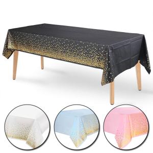 China PEVA Birthday Dessert Rectangle Printed Tablecloth Custom Color factory