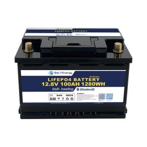 China Electric Golf Cart Lithtech Lifepo4 Lithium Battery 12volt 100ah Rechargeable factory