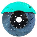 Cross-Drilled Rotors Style Brake Calipers for Improved Heat Dissipation