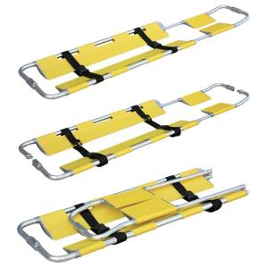 China Medical Emergency Stretcher 350LB Load Capacity medical stretcher Aluminum Adjustable Scoop stretcher factory