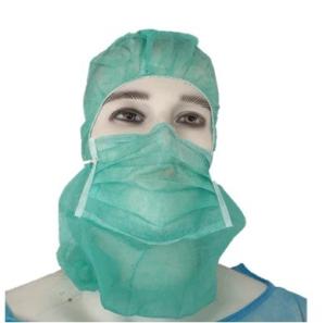 China Breathable Surgical Hood Cap , Disposable Surgeon Cap Non Woven Light Weight factory