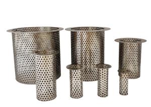 China 40%-90% Liquid Solid Filtration SS Filter Mesh Tube 20mm-2000mm Length factory