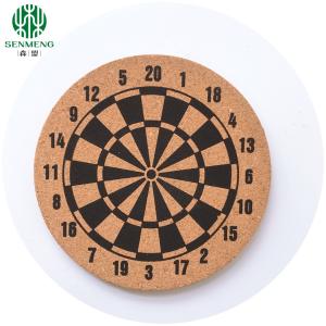 China Custom Size Wholesale Natural Eco Friendly Cork Coaster Cork Cup Mats factory