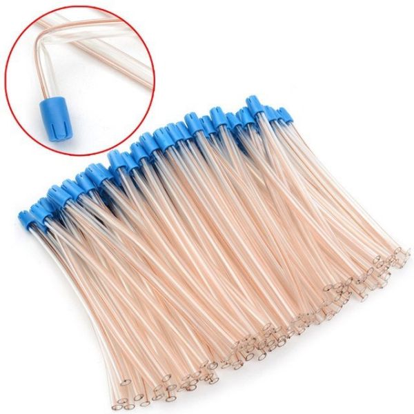 Disposable Dental Soft Tips Saliva Ejectors / Dental Suction Tips