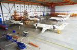 Customizable Commercial Steel Frame Building Metal Hangar Building With Sliding