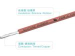 UL3133 silicone rubber cables 600V/150C FT2 brownrobot home appliance light