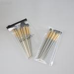 EVA plastic zipper bag for travel business makeup brush toothbrush packaging
